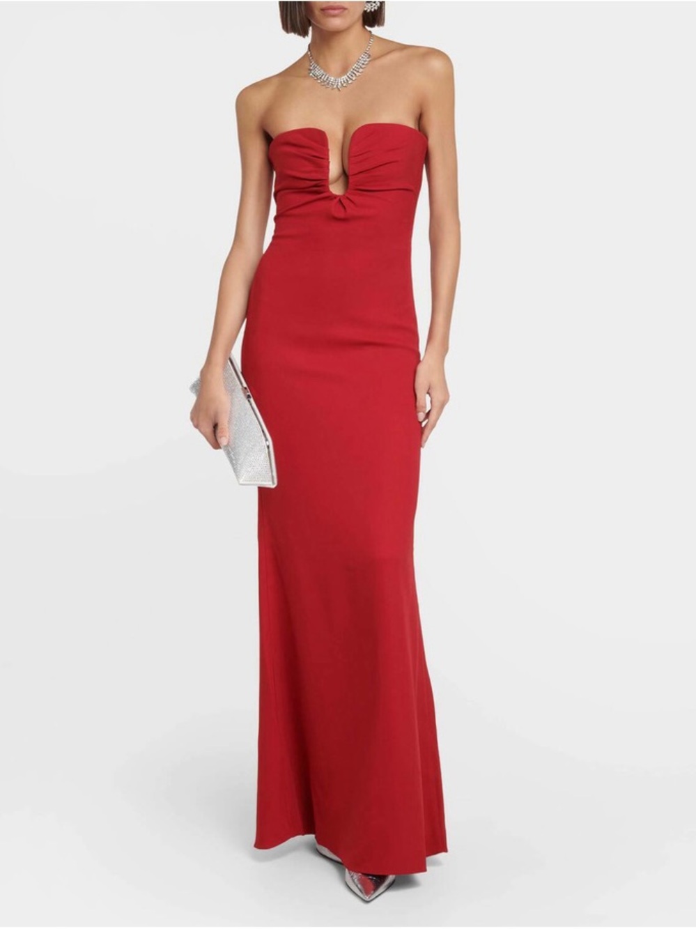 Roland Mouret Strapless Cady Gown